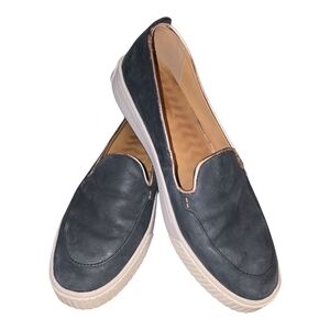 Sperry Black Flats with Textured Finish